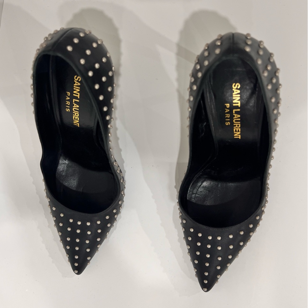 Saint Laurent black pumps / escarpins size 36.5 EU 100% AUTHENTIC - Picture 4 of 12